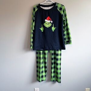 Christmas Grinch Pajamas Set